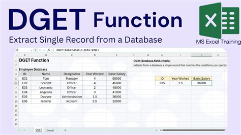 Image result for How to Use Dget Function in Excel