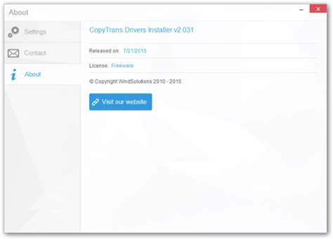 CopyTrans Drivers に対する画像結果