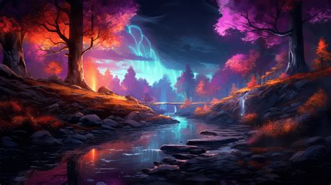 Toradh íomhá ar Neon Landscape