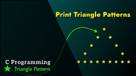 Image result for Triangle Pattern in C in for Loop