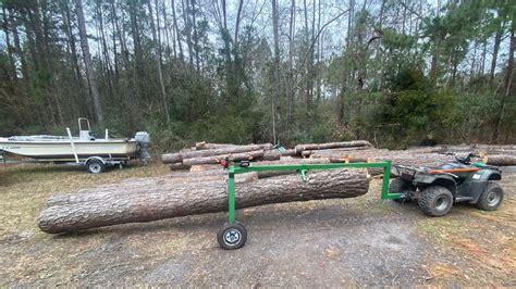 Image result for Homemade Log Trailer