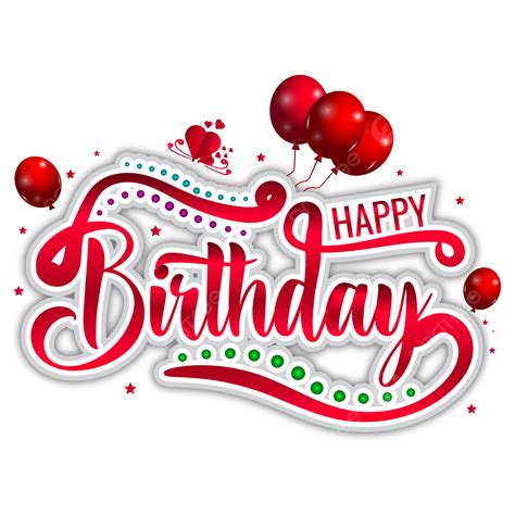 Afbeeldingsresultaten voor Happy Birthday PNG