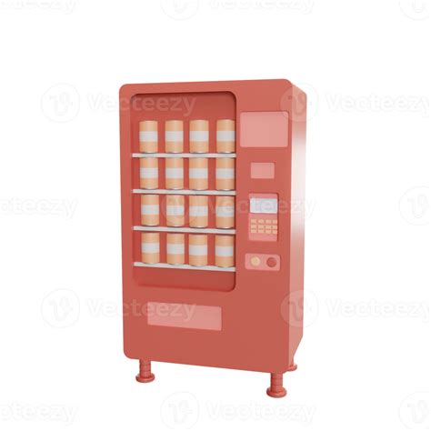 Vending machine illustration 3d 8854073 PNG