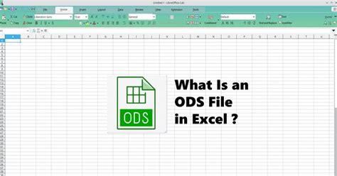 Image result for Open ODS File to Excel