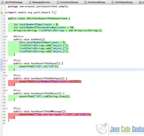 Toradh íomhá ar JUnit Code Coverage Eclipse