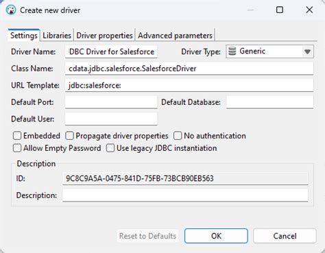 SQL JDBC Driver に対する画像結果