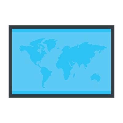 Image result for Icon Size of the World Map