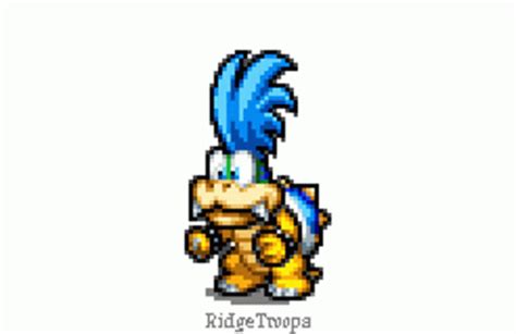 Image result for Paper Mario Color Splash Larry Koopa GIF