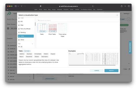 Image result for Table View Chart