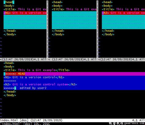 Toradh íomhá ar Git Merge Syntax