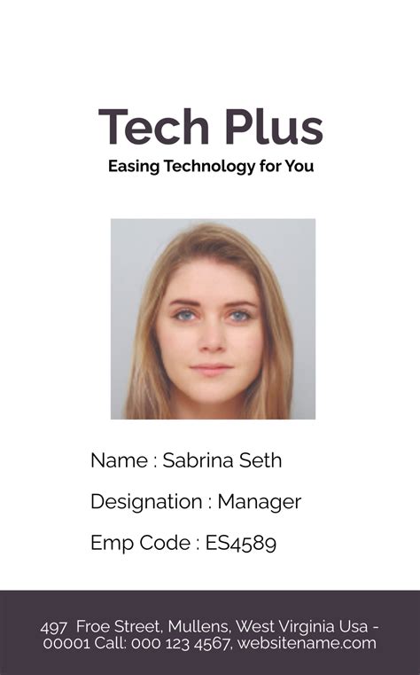 Image result for Business ID Card