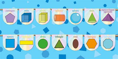 Image result for 2D and 3D Shapes Examples in Things