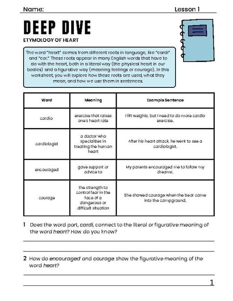 Image result for Worksheets Deep
