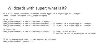 Image result for Wild Card Java