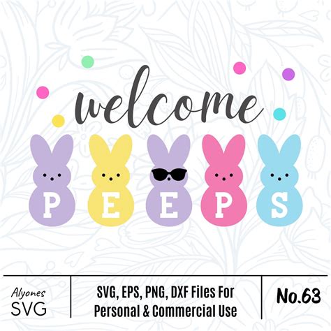 Image result for Easter Peeps SVG
