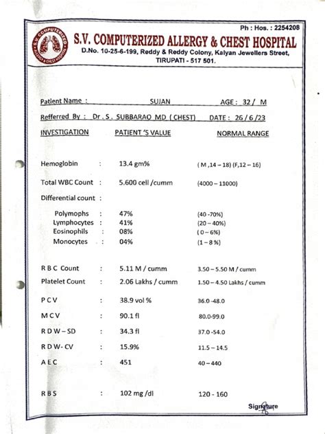 Image result for Medical Diagnostic Report Sample