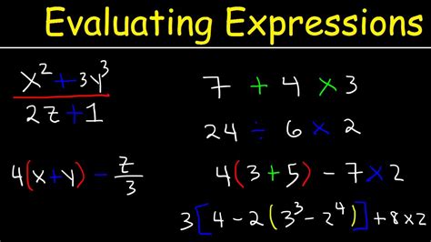 Image result for How to Evaluate Algebraic Expressions