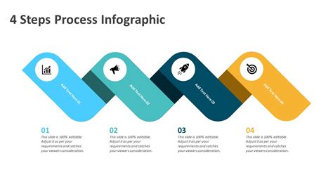 4 Steps Process Infographic PowerPoint Template | PPT Templates