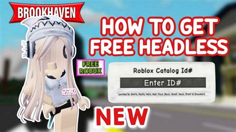 Toradh íomhá ar How to Become Headless in Roblox Brookhaven