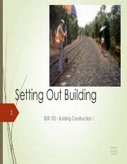 Setting Out a Building PDF に対する画像結果