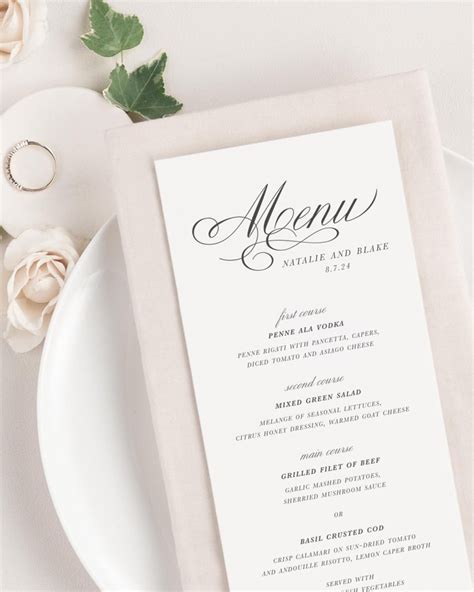 Image result for Menu Like a Script