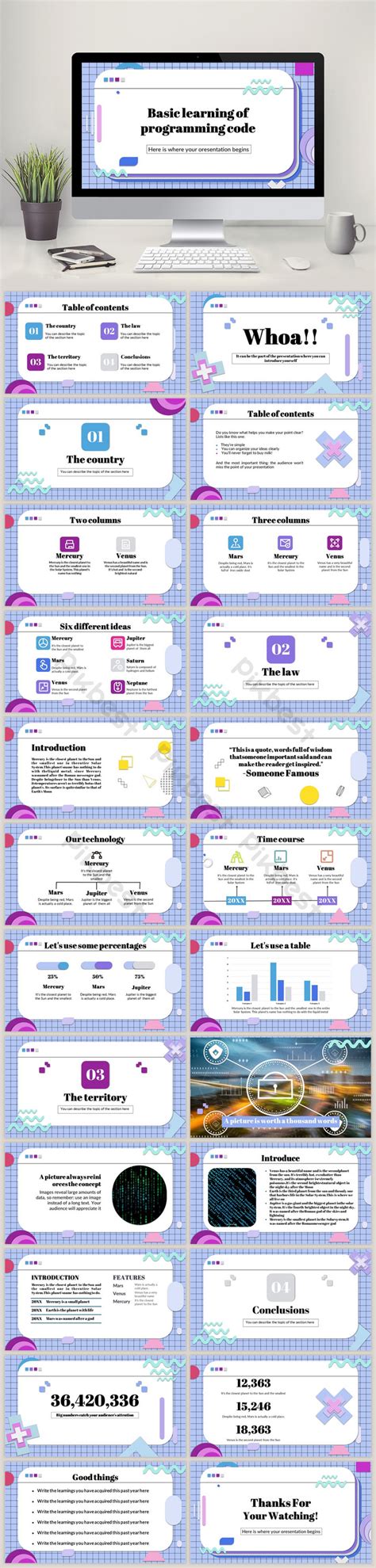 Image result for PowerPoint Template Free About Programming