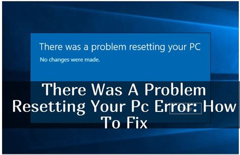 Image result for Problem Resetting PC