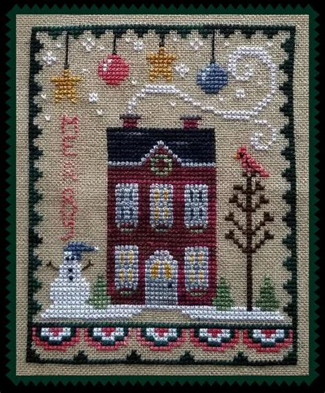 Image result for Christmas House Cross Stitch Patterns