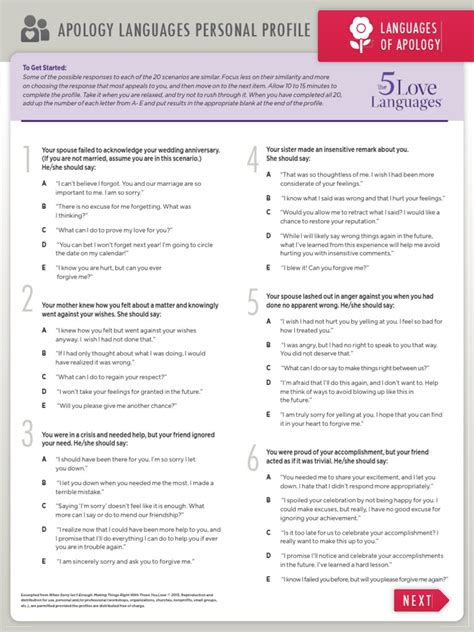 Image result for Apology Language Quiz