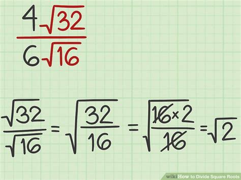 Afbeeldingsresultaten voor Dividing Square Roots