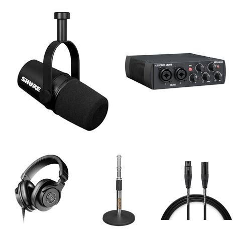 Toradh íomhá ar Dynamic Microphone with PreSonus AudioBox