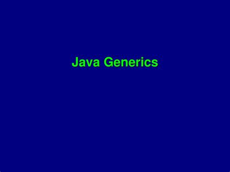 Image result for Java Generics PPT