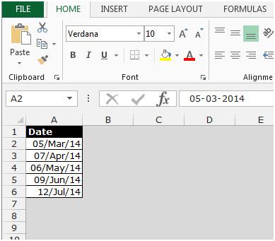 Image result for Change Date Format Excel Hyphen to Period