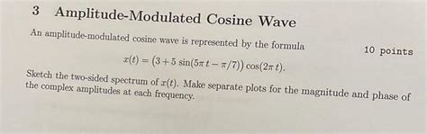 Cosine Wave Amplitude Modulation に対する画像結果