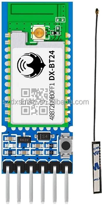 PDDAXLQUE DX-BT24W-A Bluetooth Module With External Antenna For Arduino BLE5.1 Wireless Bluetooth Transceiver Module Information