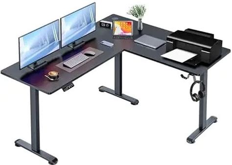 L-Shaped Metal Gaming Desk Foldable Design For Your Gaming Setup