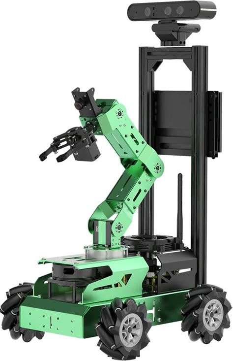 Hiwonder Jetauto Pro ROS Robot Car With Vision Robotic Arm Powered By Jetson Nano Support SLAM Mapping/ Navigation/ Python