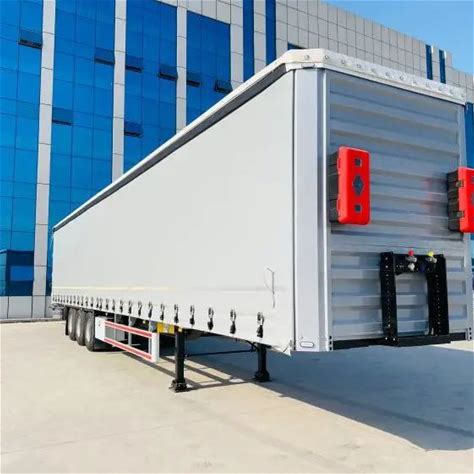 Customizable Curtain Roll Trailer For Efficient Freight Handling