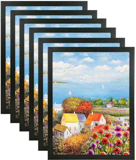 Mengkai Made In China OEM ODM 46 57 68 810 1114 A4 Wooden Gallery Standing Art Photo Frame For Home Decor