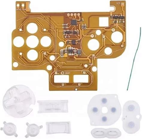 For GBC Button Light Assembly LED Change Button For Game Boy Color Game Component