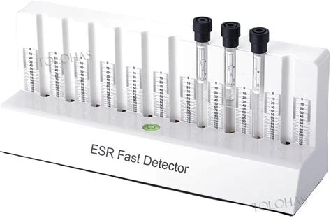 LHBESR Laboratory Supplies Plastic ESR Stand Test Tube Rack ESR Fast Detector For Blood Collection Tube