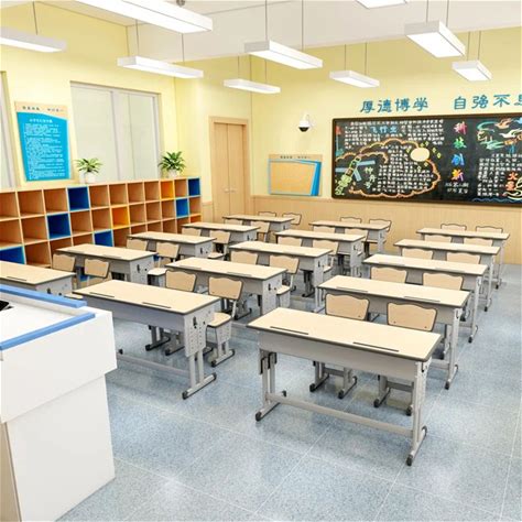 Hot Seller Elementary Collegiate School Classroom Student Desk Double Seat Desk And Class Bench Chair To Study School Desk Wood