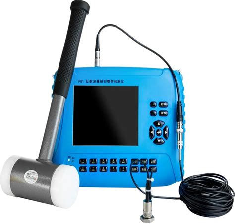 P61 Professional Windows Data Analysis Processing Software Electronic Foundation Pile Integrity Detection Testing LCD Screen