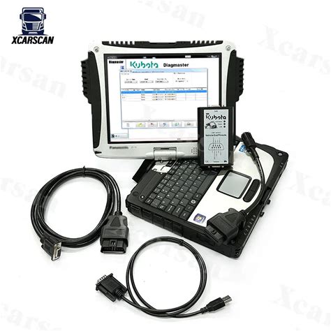 CF19 Laptop For Kubota Diagmaster Diagnostic Tool KUBOTA DIAGNOSTIC KIT With Python Diagnostic Software Agricultural Machinery