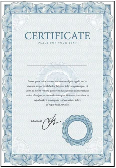 High-Quality Black Watermark Security Thread Blue Fiber Transcript Paper,Customized Security Thread Award Certificate Paper