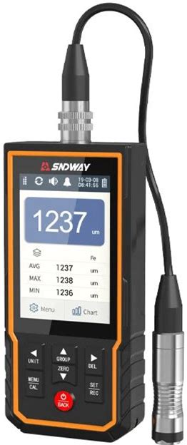 Sndway Car Paint Tester Coating Thickness Gauge Digital Testing Tools Paint Checker Thickness Meter With Data Storage Function