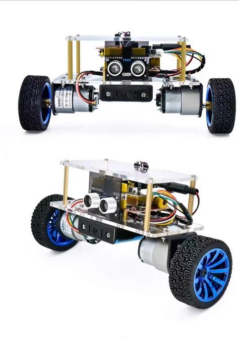 2WD Self-Balancing Robot Smart Car Wifi Camera Android IOS APP Control Kit For Arduino STEM RC Obstacle Avoidance Follower Toys