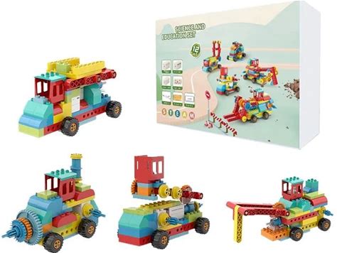 117Pcs STEM Science And Education App Rc Programming Building Blocks Set DIY Assembly Gear Blocks Engineering Truck Building Toy