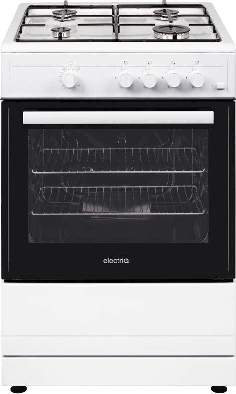 Electriq 60cm Gas Cooker - White