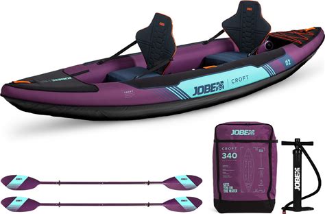 JOBE Croft Inflatable Kayak Package - Sunset Purple - Wetsuit Outlet IE